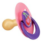 Соска-пустышка латексная, Курносики 1 шт арт. 13111 Вишенка 0+ классическая изогнутый нагубник