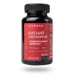 Магний и Витамин В6, Elivica (Эливика) капсулы 557 мг 120 шт БАД (3 капсулы в день = 400 мг Mg + 6 мг B6)