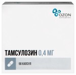 Тамсулозин, капсулы с пролонгированным высвобождением 0.4 мг 90 шт