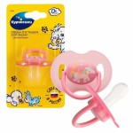 Соска-пустышка силиконовая, Курносики 1 шт арт. 13074 Единорожек каплевидная с 0 мес