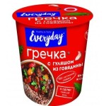 Гречка, Everyday (Эвридей) 75 г арт. ЭД6091 гуляш из говядины стакан