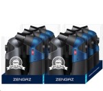 Зажигалка-горелка газовая портативная, Zenga (Зенга) 1 шт ZT-10 Novo Torch Jet Rubberized blue+gun арт. 97392