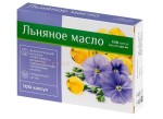 Масло льняное, PL (ПиЭль) капсулы 300 мг 100 шт