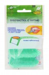 Зубочистка с нитью, 30 шт флосстик ментол