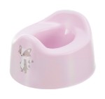 Горшок детский, Пластишка арт. 431333005 розовый с аппликацией
